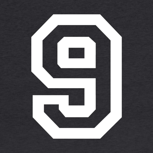 Sports Shirt #9 (white letter) by One Stop Sports